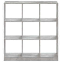 Berkfield Bookcase Concrete Grey 102X32X108 Cm Engineered Wood - thumbnail 4