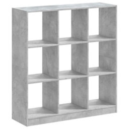 Berkfield Bookcase Concrete Grey 102X32X108 Cm Engineered Wood - thumbnail 6