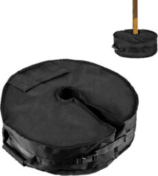 Hausown Sand-Filled Parasol Base, Heavy Duty, Weatherproof Stand For Cantilever & Umbrellas, Flagpoles, Offset Stands.