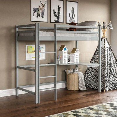 Lassic Vida Designs Sydney Grey Bunk Bed With Desk - image 1