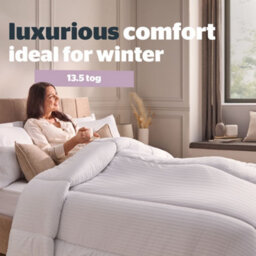 Silentnight Hotel Collection Duvet, 13.5 Tog, White, Super-King - thumbnail 5