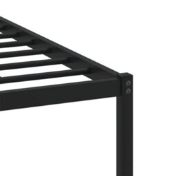 Berkfield Metal Bed Frame Without Mattress Brown Oak 100X190 Cm - thumbnail 8