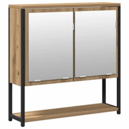 Walplus Bathroom Furniture Set With Storage 2 Pcs Brown 60 X 30 X 60 Cm - thumbnail 5