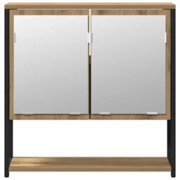 Walplus Bathroom Furniture Set With Storage 2 Pcs Brown 60 X 30 X 60 Cm - thumbnail 7