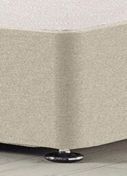 "Somnior Beds Premier 2Ft6 Small Single Divan Bed Base With 30"" Tufted Headboard - Tweed Fabric," - thumbnail 3