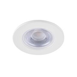GoodHome Drexler Matt White Fixed Led Fire-Rated Warm White Downlight Ip65, Pack Of 10 - thumbnail 3