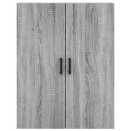 Berkfield Highboard Grey Sonoma 69.5X34X180 Cm Engineered Wood - thumbnail 6