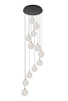 Lucide Premium Gisela Pendant Light Diameter 61Cm Led Dim. 2700K - Transparent - image 1