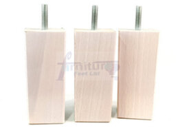 L&F 4X Replacement Furniture Legs Solid Wood 110mm High Sofas Chairs Settee Cabinets Legs M8 Tsp2055 - thumbnail 4