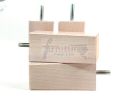 L&F 4X Replacement Furniture Legs Solid Wood 110mm High Sofas Chairs Settee Cabinets Legs M8 Tsp2055 - thumbnail 3