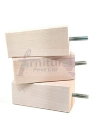 L&F 4X Replacement Furniture Legs Solid Wood 110mm High Sofas Chairs Settee Cabinets Legs M8 Tsp2055 - thumbnail 6