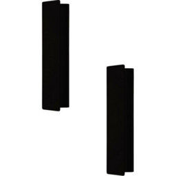 Stylish 2 Pack Black Led Wall Lights With Aluminium Steel Enclosure - thumbnail 1