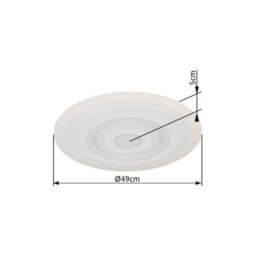 Luminosa Lighting Luminosa Alois Integrated Led Semi Flush Ceiling Light White Matt Led 3000K - thumbnail 5