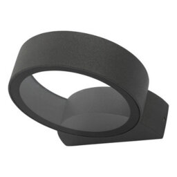 DAR Reon Outdoor Wall Light Matt Grey Glass Ip65 Led - thumbnail 2