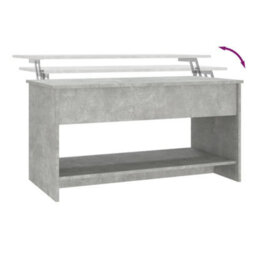 809651 Vidaxl Coffee Table Concrete Grey 102X50X52,5 Cm Engineered Wood - thumbnail 8