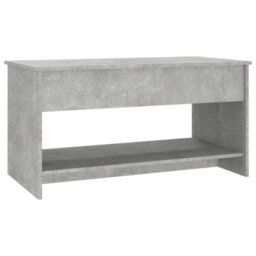 809651 Vidaxl Coffee Table Concrete Grey 102X50X52,5 Cm Engineered Wood - thumbnail 5