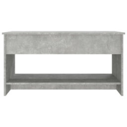 809651 Vidaxl Coffee Table Concrete Grey 102X50X52,5 Cm Engineered Wood - thumbnail 6