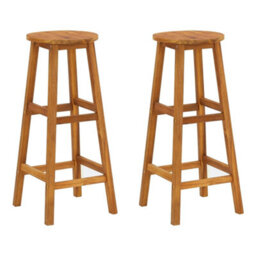 Berkfield 3 Piece Garden Bar Set Solid Wood  Acacia - thumbnail 5