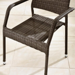 Furniturebox Antigua Rattan Round Garden Table & Chairs, 4 Seater Brown Garden Dining Set Patio Outdoor Table & Chairs  +Cover - thumbnail 5