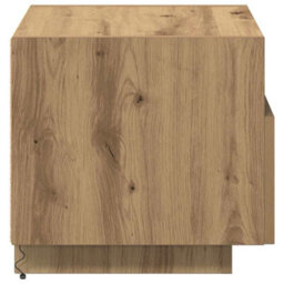 Berkfield Modern Bedside Cabinet With Led Lights Artisan Oak 40X39X37 Cm - thumbnail 7