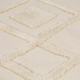 Windsor 120X170Cm Cream Geo Tufted Rug - thumbnail 3