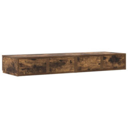 Berkfield Bed Drawers Smoked Oak 120X36,5X16,5 Cm Engineered Wood - thumbnail 8
