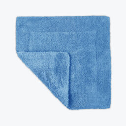 Allure Bath Fashions Elegance Reversible Heavyweight Shower Mat - Cornish Blue - thumbnail 1
