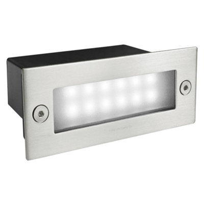 Long Life Lamps Company Mini 1.5W Led Cool White Outdoor Recessed Brick Light Ip44 Zlc093Cw - image 1