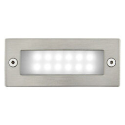 Long Life Lamps Company Mini 1.5W Led Cool White Outdoor Recessed Brick Light Ip44 Zlc093Cw - thumbnail 4