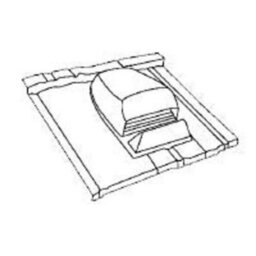 Marlborough Pack Of 2 (Total 2 Units) - Metal Roof Tile Slate Cowl Roof Tile Vent - 415mm (D)X 480mm (W) - Red - thumbnail 2