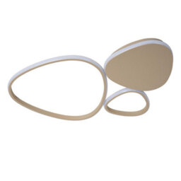 Lucide Samling Flush Ceiling Light - Led Dim. Cct 1X30W 2700K/4000K - Taupe - thumbnail 2