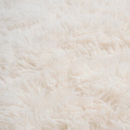 Ohs Fluffy Faux Fur Weighted Blanket, Cream - 6Kg - thumbnail 6