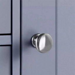 Grey Bathroom Wood Cabinet Storage 4 Drawers 1 Door Free Standing Cupboard Unit - thumbnail 4