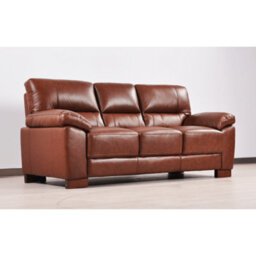 Furniture Instore Dalmore Genuine Leather Tan 3+2 Seater Sofa Set - thumbnail 5