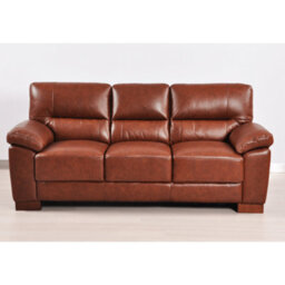 Furniture Instore Dalmore Genuine Leather Tan 3+2 Seater Sofa Set - thumbnail 3