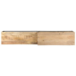 Berkfield Industrial Tv Cabinet 180X30X50 Cm Rough Mango Wood - thumbnail 5