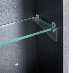 Living And Home Wall-Mounted Bathroom Mirror Cabinet With Led Lights And Shelves, Touch Switch - thumbnail 6