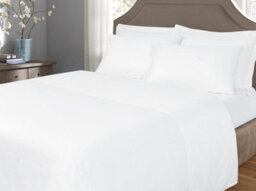 Just So Home Luxury Percale 200Tc Cotton Oxford Trim Pillowcase Available In 3 Colours (Silver)