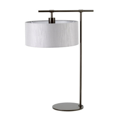 Elstead Lighting Balance Dbg 1Lt Balance Table Lamp Finish: Brown Wired: 1X60W E27 220-240V 50Hz - image 1