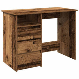 Berkfield Durable Desk Old Wood 102X50X75 Cm Engineered Wood - thumbnail 1