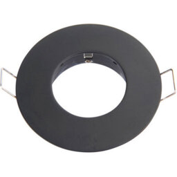 Recessed Compact Bathroom Downlight - 50W Gu10 Led - Ip65 Rated - Matt Black - thumbnail 3
