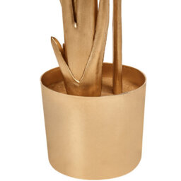 Wyld And Coco Luxleaf Artificial Banana Tree Gold 162Cm Potted With Adjustable Leaves For Indoor Decor - thumbnail 5
