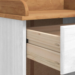 "Walplus Wine Cabinet ""askim"" With 12 Bottle Holders White Solid Wood Pine" - thumbnail 9