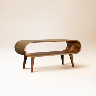 Tapromis Narrow Nordic Style Light Wood Coffee Table - image 1