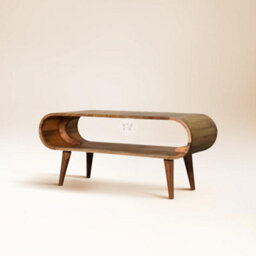 Tapromis Narrow Nordic Style Light Wood Coffee Table - thumbnail 3