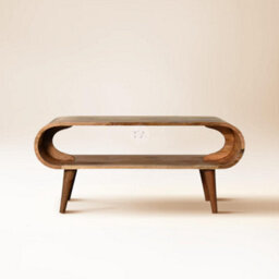 Tapromis Narrow Nordic Style Light Wood Coffee Table - thumbnail 2