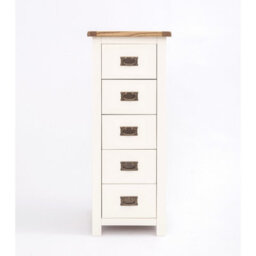 Cabinet Bits Lovere 5 Drawer Narrow Chest Of Drawers Bras Drop Handle - thumbnail 1