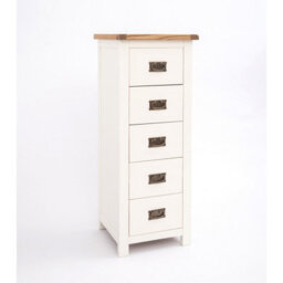 Cabinet Bits Lovere 5 Drawer Narrow Chest Of Drawers Bras Drop Handle - thumbnail 3