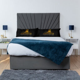 UKBEDFURNITURE Sunrise Steel Plush Divan Bed 2 Foot End Drawers With 10 Inch Orthopaedic Mattress & 26 Inch Headboard - thumbnail 2