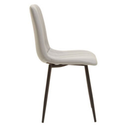 Orsina Set Of 4 Grey Dining Chairs, High Quality Kitchen Chair, Back Support Fabric Chair, Easy To Clean Chair - thumbnail 4